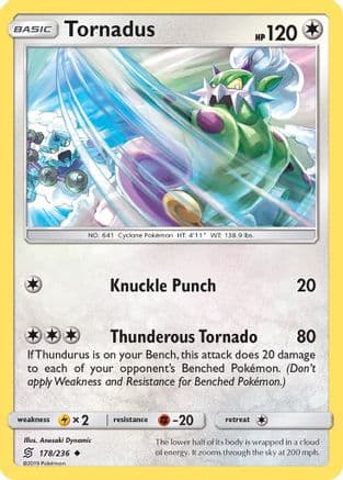 Tornadus — SM - Unified Minds Pokémon TCG card by Anesaki Dynamic