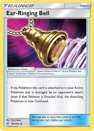 Ear-Ringing Bell — SM - Unified Minds Pokémon TCG card by Toyste Beach