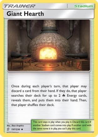 Giant Hearth — SM - Unified Minds Pokémon TCG card by 5ban Graphics