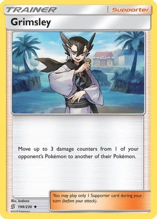 Grimsley — SM - Unified Minds Pokémon TCG card by kodama