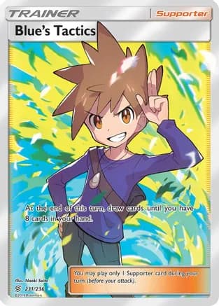 Blue's Tactics (Full Art) — SM - Unified Minds
