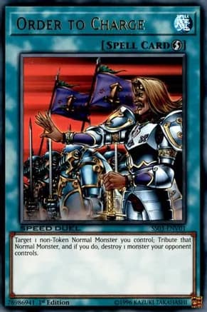 Order to Charge — Speed Duel Decks: Ultimate Predators