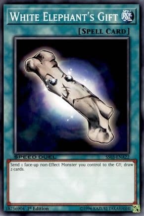 White Elephant's Gift (A) — Speed Duel Decks: Ultimate Predators Yu-Gi-Oh! card by KAZUKI TAKAHASHI
