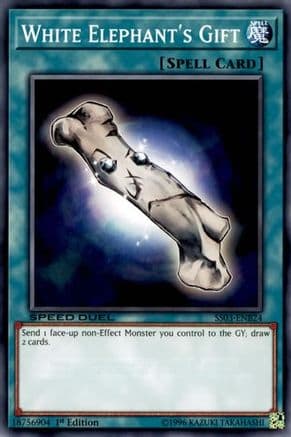 White Elephant's Gift (B) — Speed Duel Decks: Ultimate Predators Yu-Gi-Oh! card by KAZUKI TAKAHASHI