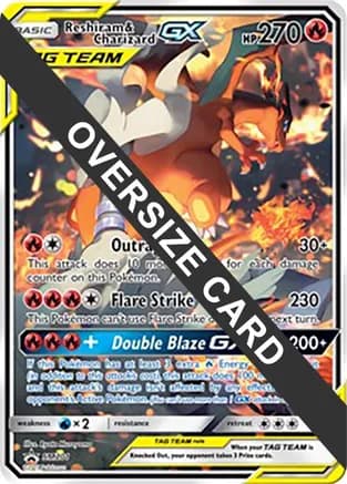 Reshiram & Charizard GX - SM201 — Jumbo Cards