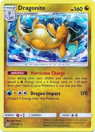 Dragonite - 151/236 (Cracked Ice Holo) — Deck Exclusives Pokémon TCG card by Misa Tsutsui