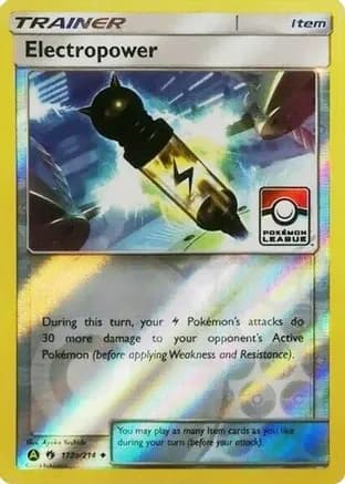 Electropower - 172a/214 (Pokemon League) — League & Championship Cards