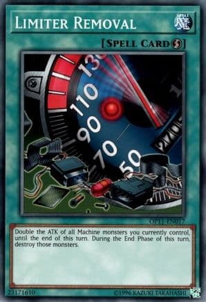 Limiter Removal — OTS Tournament Pack 11 Yu-Gi-Oh! card by KAZUKI TAKAHASHI
