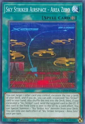 Sky Striker Airspace - Area Zero — 2019 Gold Sarcophagus Tin Mega Pack