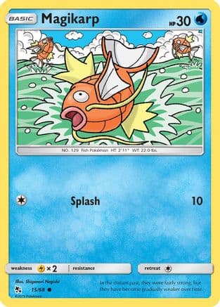 Magikarp — Hidden Fates Pokémon TCG card by Shigenori Negishi