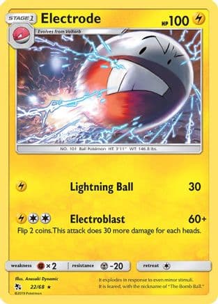 Electrode — Hidden Fates Pokémon TCG card by Anesaki Dynamic