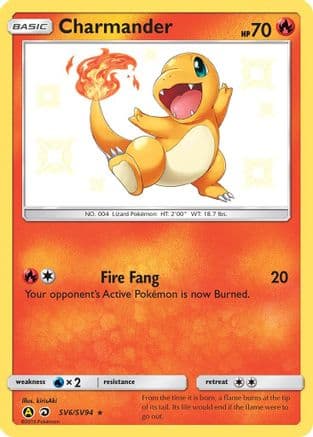 Charmander — Hidden Fates: Shiny Vault Pokémon TCG card by kirisAki