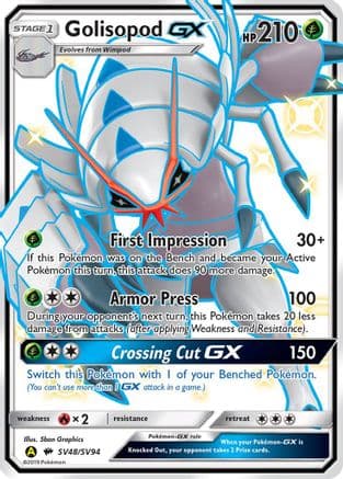 Golisopod GX — Hidden Fates: Shiny Vault Pokémon TCG card by 5ban Graphics