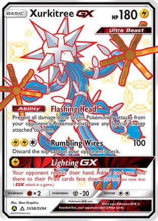 Xurkitree GX — Hidden Fates: Shiny Vault Pokémon TCG card by 5ban Graphics