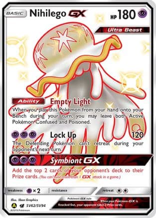 Nihilego GX — Hidden Fates: Shiny Vault Pokémon TCG card by 5ban Graphics