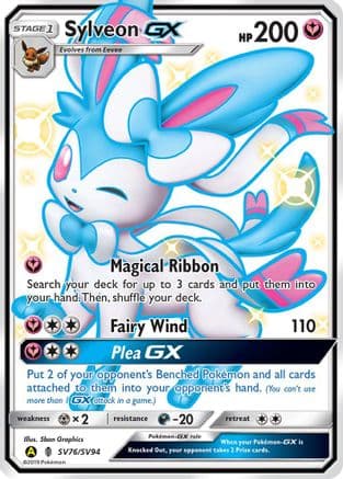 Sylveon GX — Hidden Fates: Shiny Vault Pokémon TCG card by Sban Graphics