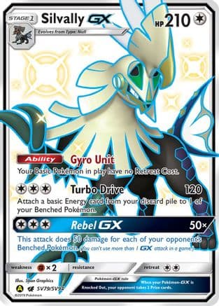 Silvally GX — Hidden Fates: Shiny Vault Pokémon TCG card by San Graphics