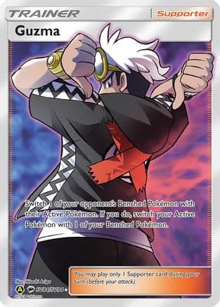 Guzma — Hidden Fates: Shiny Vault Pokémon TCG card by Hitoshi Ariga