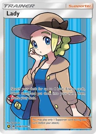 Lady — Hidden Fates: Shiny Vault Pokémon TCG card by Kanako Eo