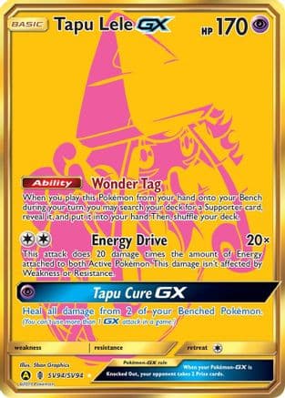 Tapu Lele GX — Hidden Fates: Shiny Vault Pokémon TCG card by 5ban Graphics