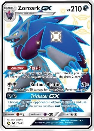 Zoroark GX - 77a/73 — Alternate Art Promos Pokémon TCG card by Sban Graphics