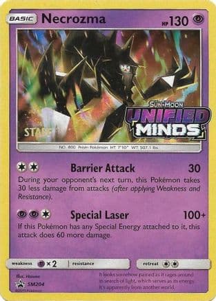 Necrozma - SM204 (Prerelease) [Staff] — SM Promos Pokémon TCG card by Hitoshi Ariga