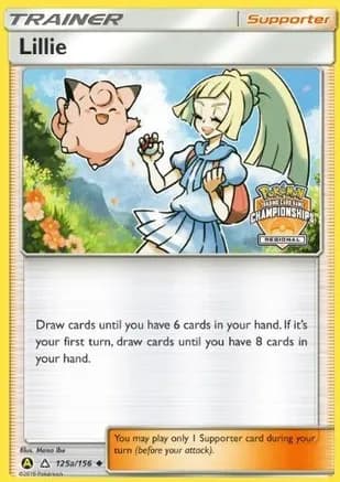 Lillie - 125a/156 (Regional Championships) — League & Championship Cards