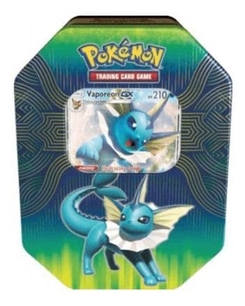 Elemental Power Tin [Vaporeon GX] — Miscellaneous Cards & Products