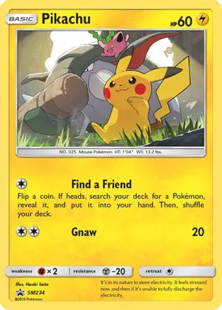 Pikachu - SM234 — SM Promos