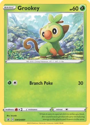Grookey - SWSH001 — SWSH: Sword & Shield Promo Cards Pokémon TCG card by kirisAki