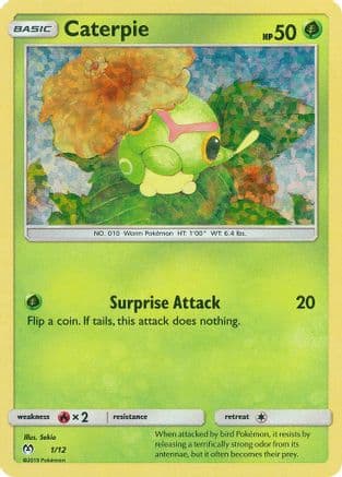 Caterpie - 1/12 — McDonald's Promos 2019 Pokémon TCG card by Sekio