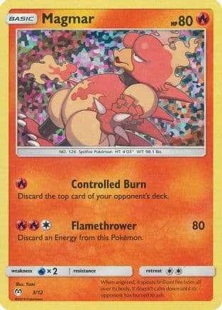 Magmar - 3/12 — McDonald's Promos 2019 Pokémon TCG card by Yumi