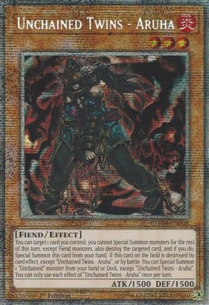Unchained Twins - Aruha (Starlight Rare) — Yu-Gi-Oh! card