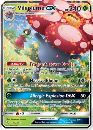 Vileplume GX — SM - Cosmic Eclipse