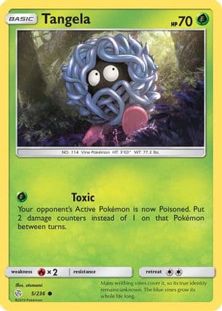 Tangela — SM - Cosmic Eclipse Pokémon TCG card by otumami