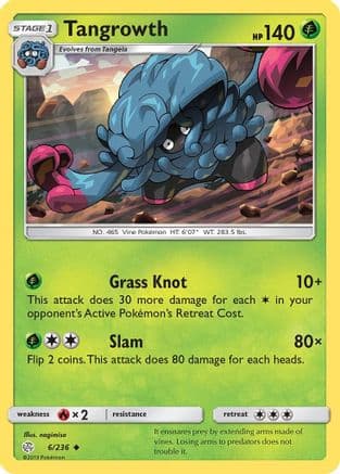 Tangrowth — SM - Cosmic Eclipse Pokémon TCG card by nagimiso