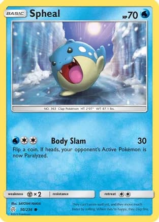 Spheal - 50/236 — SM - Cosmic Eclipse