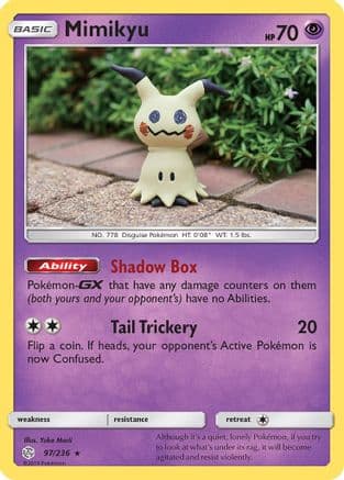 Mimikyu (97) — SM - Cosmic Eclipse Pokémon TCG card by Taira Akitsu