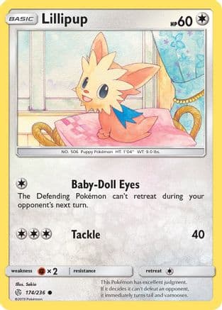 Lillipup — SM - Cosmic Eclipse Pokémon TCG card by Sekio