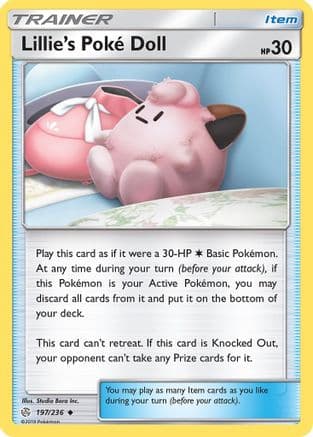 Lillie's Poke Doll — SM - Cosmic Eclipse Pokémon TCG card by Studio Bora Inc.