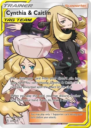 Cynthia & Caitlin (Full Art) — SM - Cosmic Eclipse
