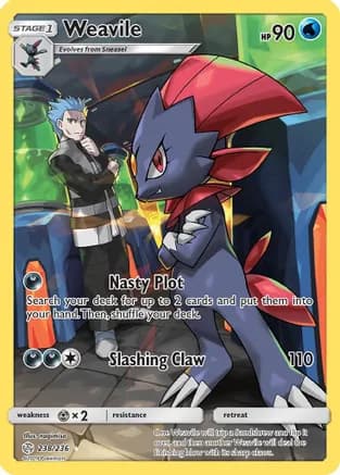 Weavile (Secret) — SM - Cosmic Eclipse