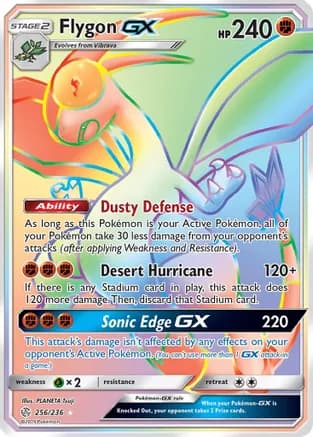 Flygon GX (Secret) — SM - Cosmic Eclipse