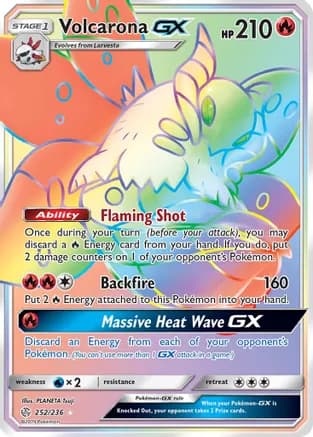 Volcarona GX (Secret) — SM - Cosmic Eclipse