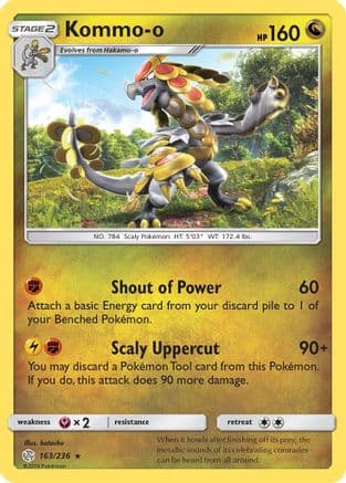 Kommo-o — SM - Cosmic Eclipse Pokémon TCG card by hatachu