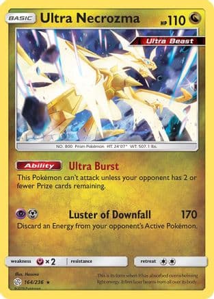 Ultra Necrozma — SM - Cosmic Eclipse Pokémon TCG card by Hasuno