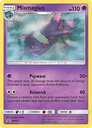 Mismagius - SM222 — SM Promos