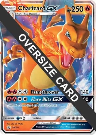 Charizard GX - SM211 (SM Black Star Promo) — Jumbo Cards