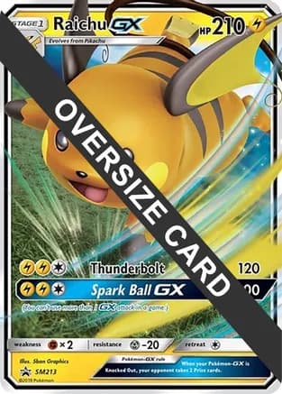 Raichu GX - SM213 — Jumbo Cards