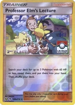Professor Elm's Lecture - 188a/214 (League Challenge) [2nd Place] — League & Championship Cards